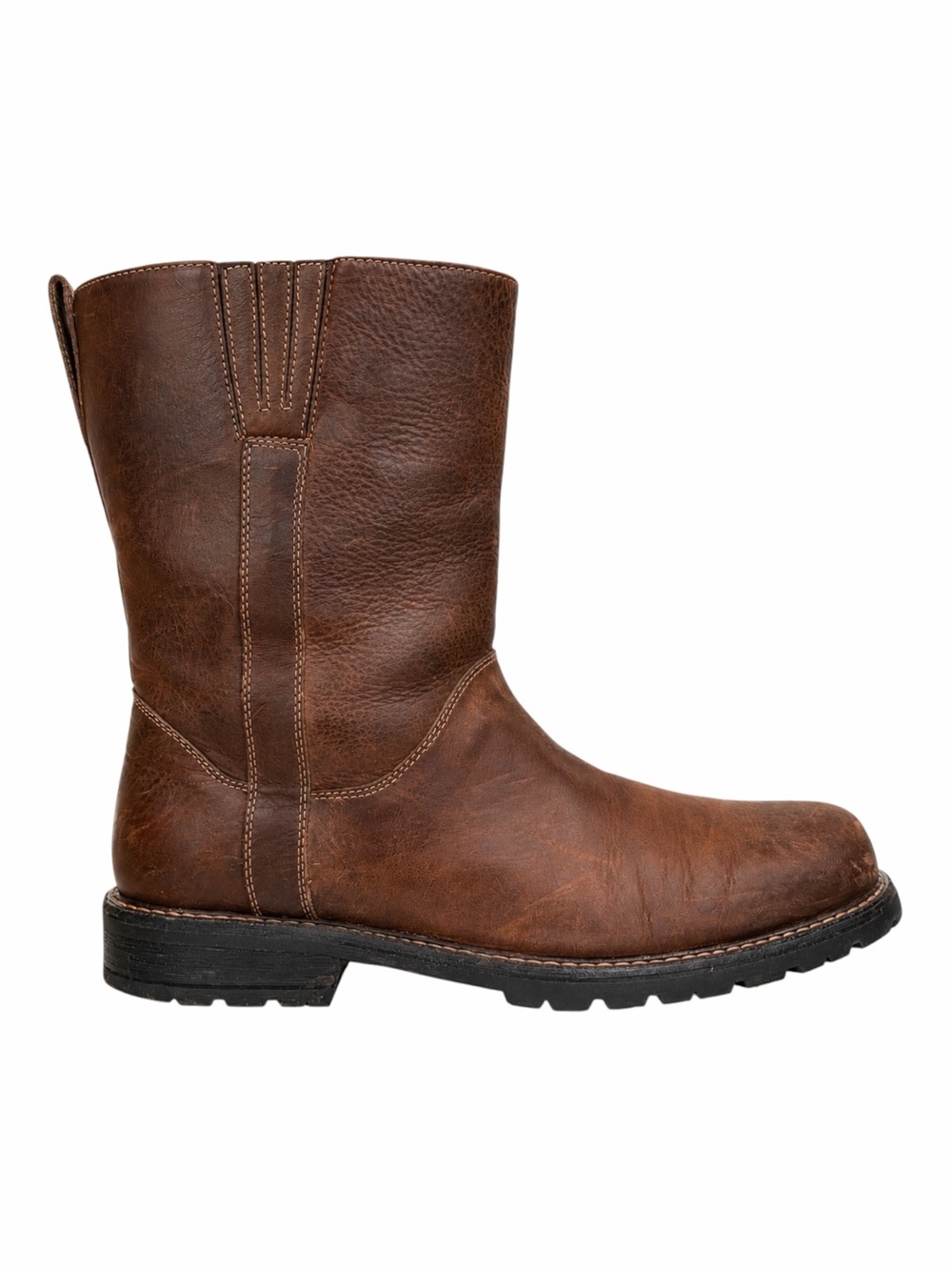 Cole Haan – Men’s Waterproof Leather Pull-On Lug Boots Nike Air – Brown – Sz. 10